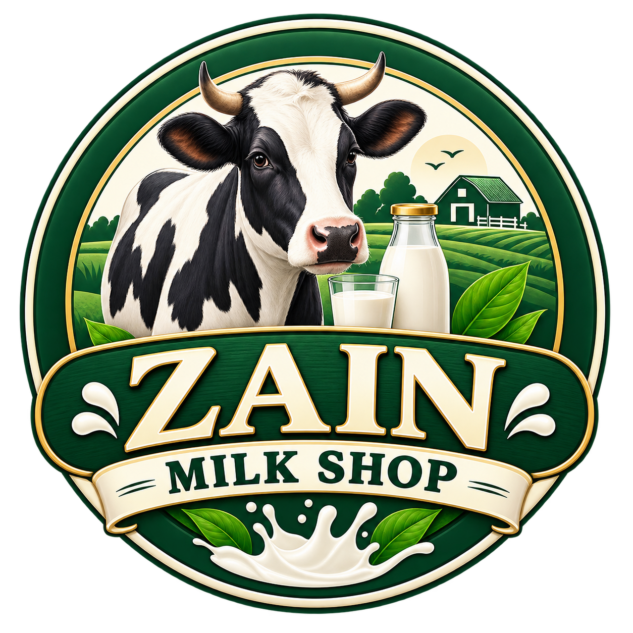 Zain Milk Shop Logo
